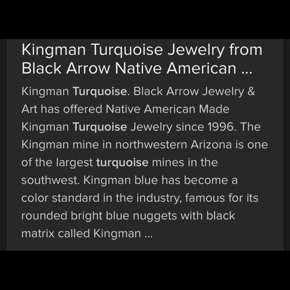 SALE ⭐️ Kingman Turquoise natural gemstone statement ring - Picture 9 of 10